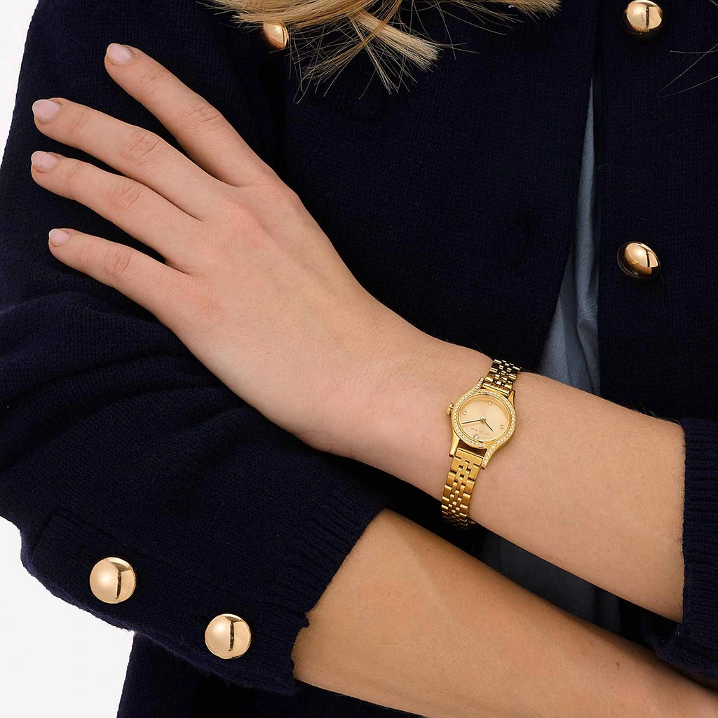 Ivy n Rox Luxe damklocka - guld, 23mm