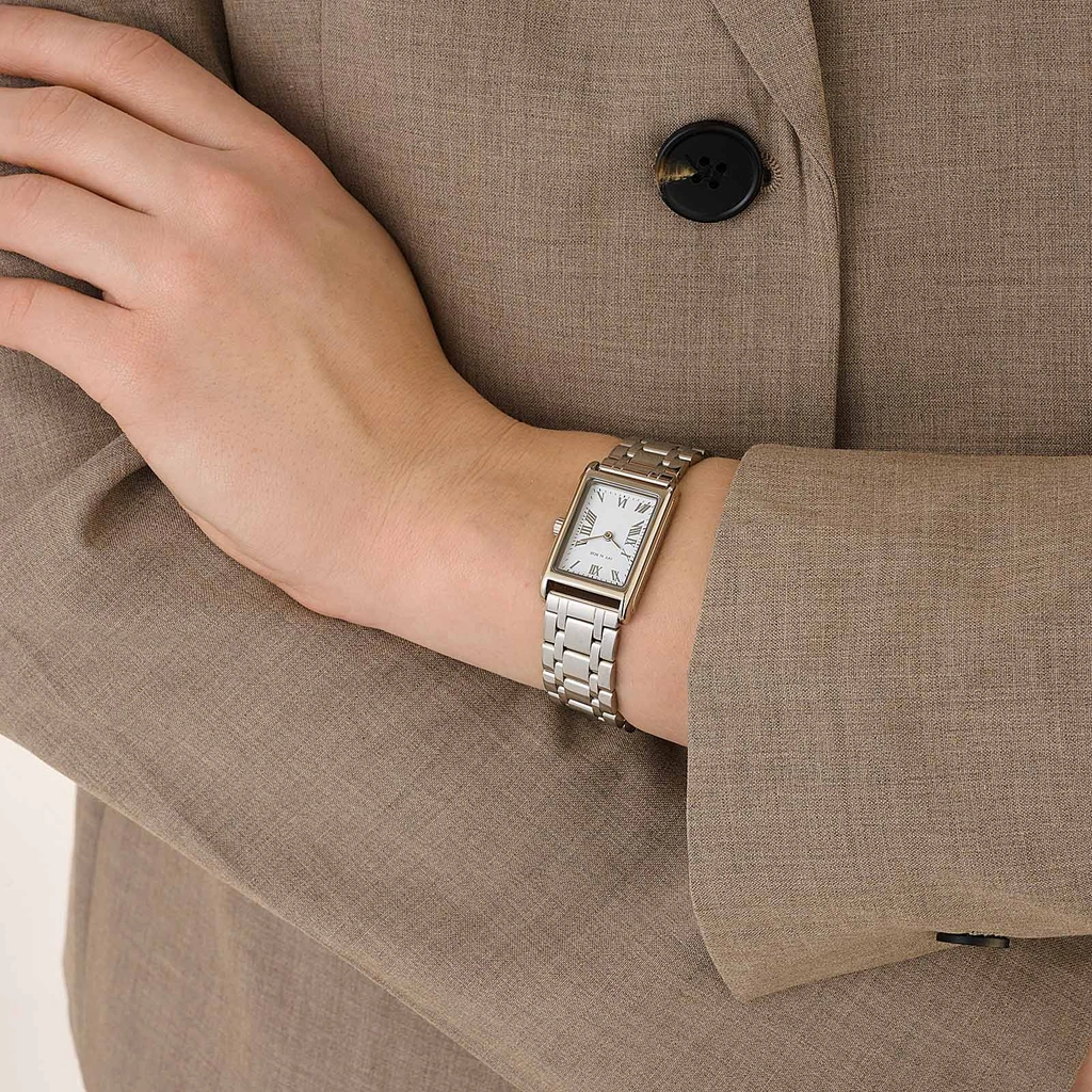 Ivy n Rox Vibe damklocka - silver, 21x32 mm