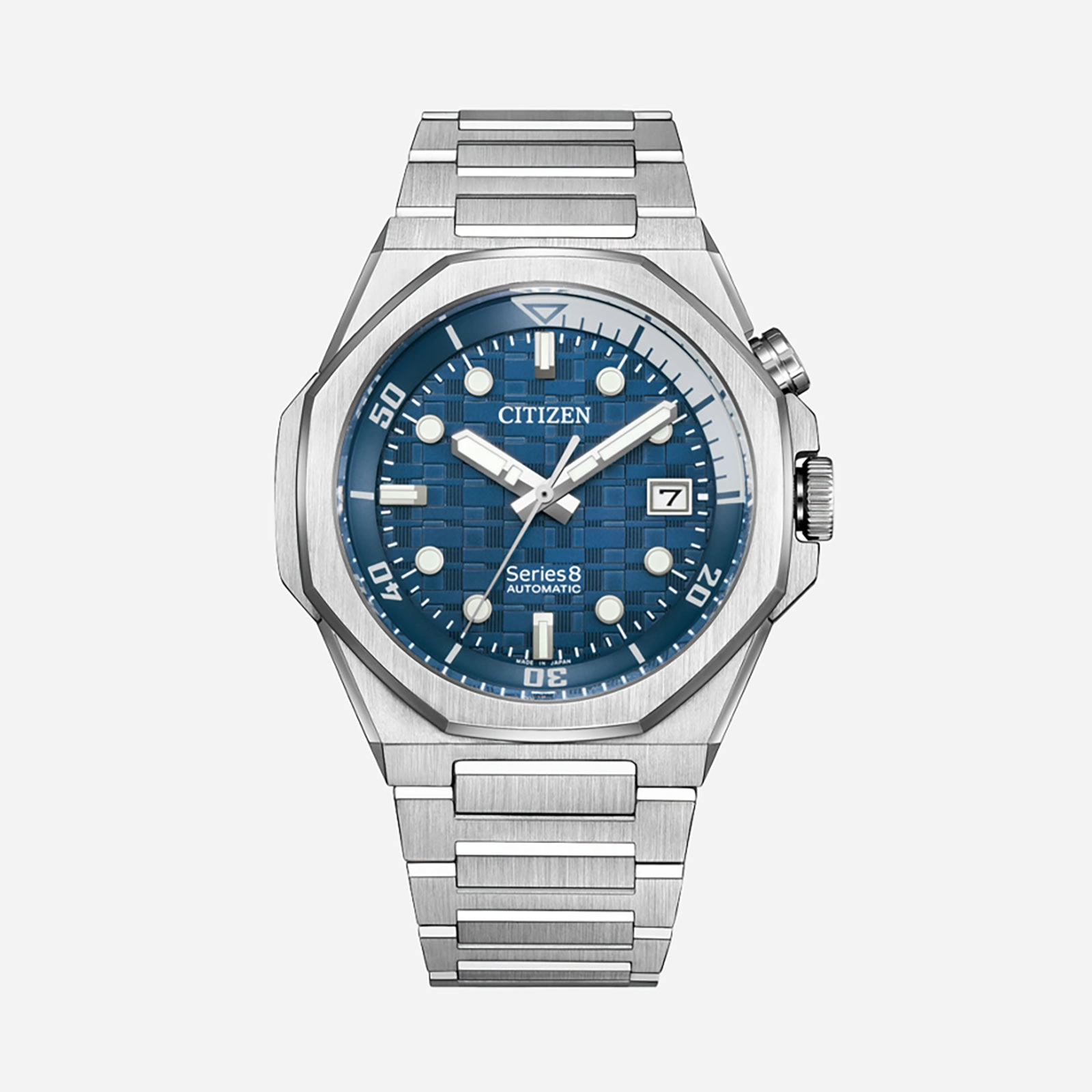 Citizen Series 8 Automatic, blå/stål - NB6060-58L