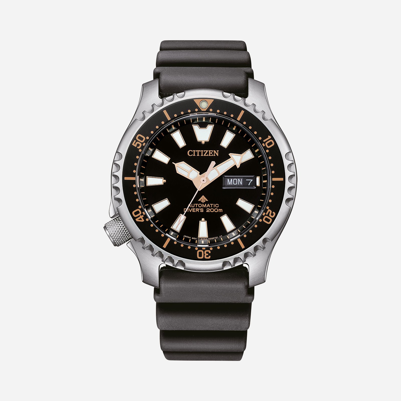 Citizen Promaster Marine Automatic, stål/svart - NY0160-66E