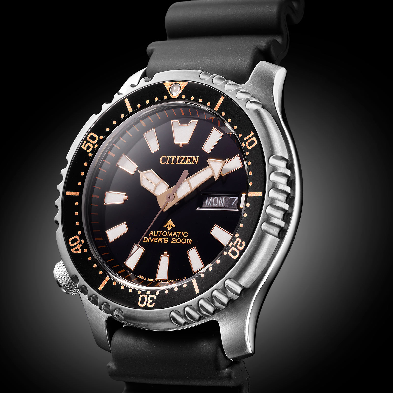 Citizen Promaster Marine Automatic, stål/svart - NY0160-66E