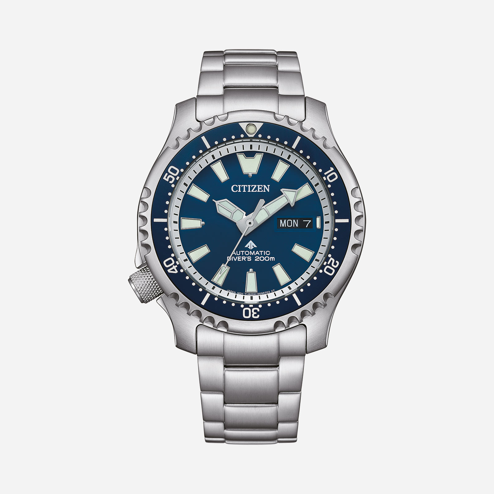 Citizen Promaster Marine Automatic, stål/blå - NY0161-63L