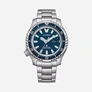 Citizen Promaster Marine Automatic, stål/blå - NY0161-63L