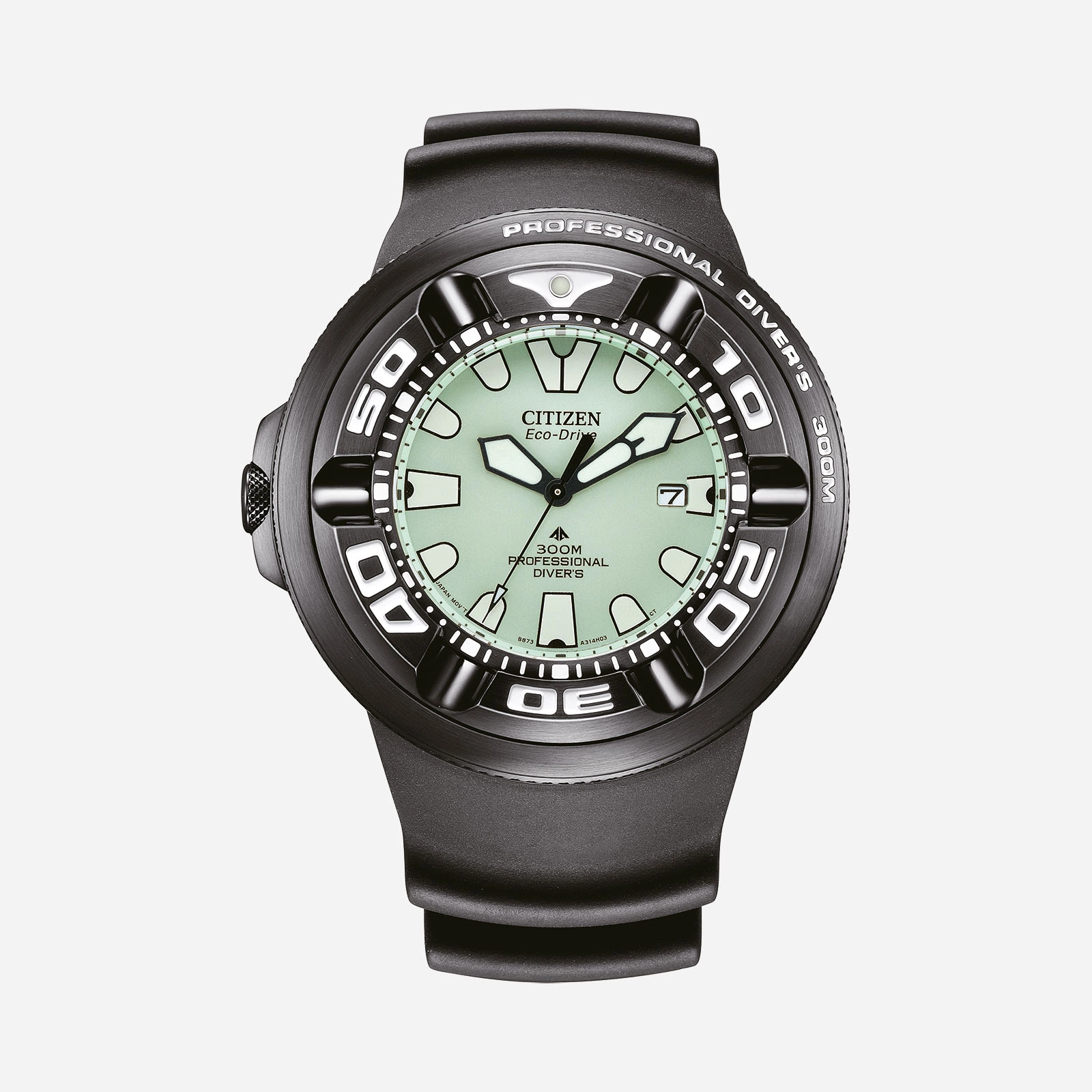 Citizen Promaster Marine, svart/grön - BJ8055-04X