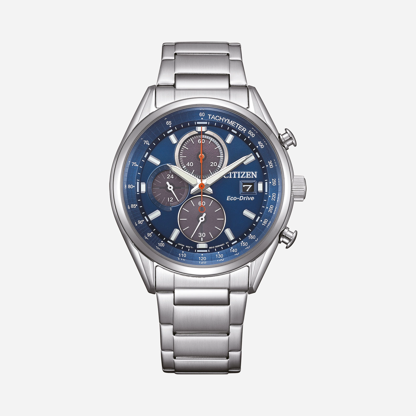 Citizen Eco-Drive Chrono, stål/blå - CA0459-79L