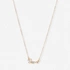 Guldfärgat halsband "LOVE" - 42+7cm