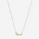 Guldfärgat halsband "LOVE" - 42+7cm