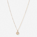 Guldfärgat halsband, livets träd, 40+6cm