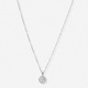 Silverfärgat halsband, livets träd, 40+6cm