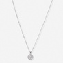 Silverfärgat halsband, livets träd, 40+6cm