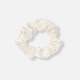 Vit scrunchie med strass
