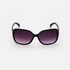 Solglasögon dam Square, lila glas & svarta bågar