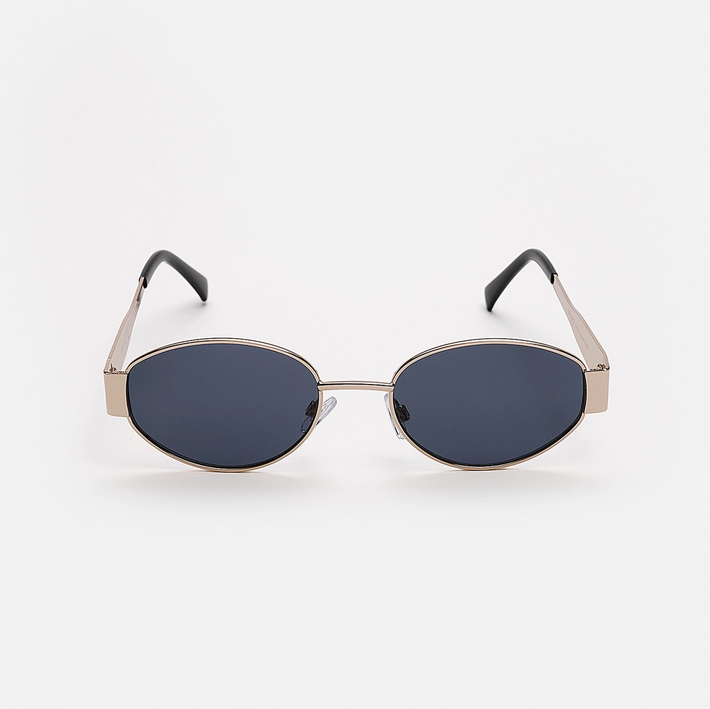 Solglasögon unisex Oval, grått glas