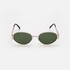 Solglasögon unisex Oval, grönt glas