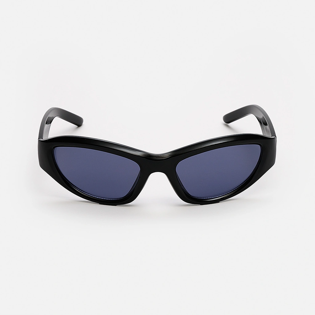 Solglasögon unisex Sport, svarta bågar