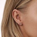 6 silverfärgade studs - olika motiv 4