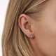 6 silverfärgade studs - olika motiv 4