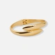 Stilrent guldfärgat armband - bangle