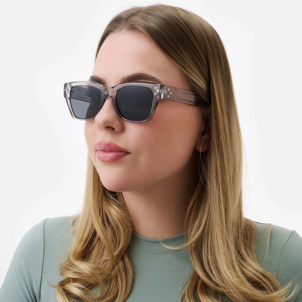 Solglasögon unisex Classic, grå bågar