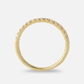 Alliansring 18k guld med 0,25 ct labbodlade diamanter - 19