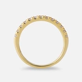 Alliansring 18k guld med 0,5 ct labbodlade diamanter - 15,5