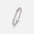 Alliansring 18k vitguld med 0,2 ct labbodlade diamanter - 19