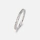 Alliansring 18k vitguld med 0,2 ct labbodlade diamanter - 15,5