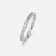 Alliansring 18k vitguld med 0,2 ct labbodlade diamanter - 19