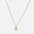 Halsband 18k guld med 0,7 ct labbodlad diamant - 42+3cm