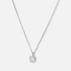 Halsband 18k vitguld med 1,0 ct labbodlad diamant - 42+3cm