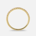 Alliansring 18k guld med 0,35 ct labbodlade diamanter - 17