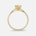 Solitärring 18k guld med 0,7 ct labbodlad diamant - 17