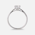 Solitärring 18k vitguld med 1,0 ct labbodlad diamant - 19