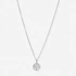 Silverfärgat halsband, livets träd - 42+7 cm