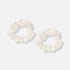 2-pack vita scrunchies med strass