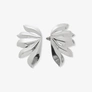 Silverfärgade örhängen, fem blad - 47 mm