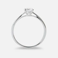 Solitärring 18k vitguld med 0,3 ct labbodlad diamant - 15,5