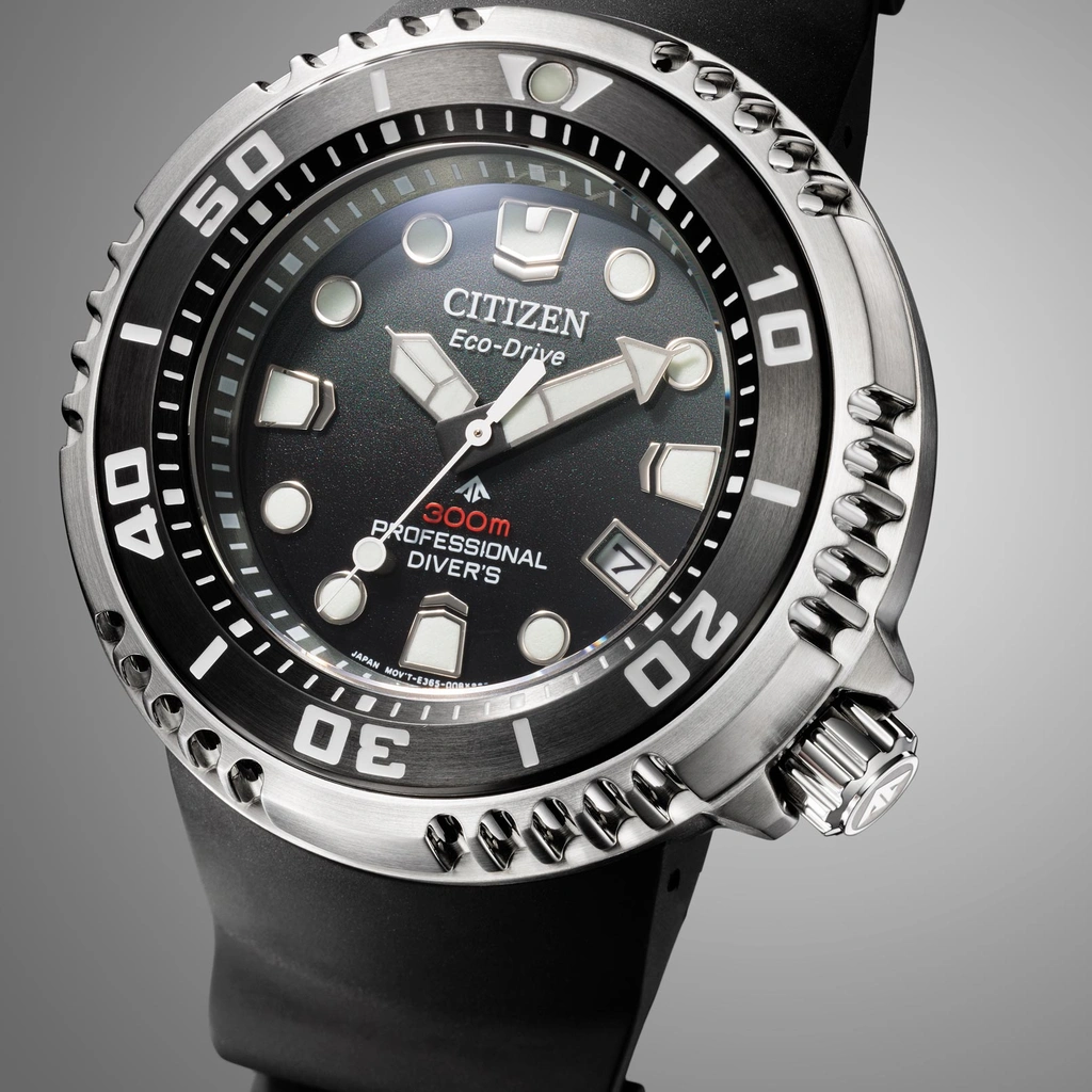 Citizen Promaster Eco-Drive Diver 300m silver/svart - BN1024-01E