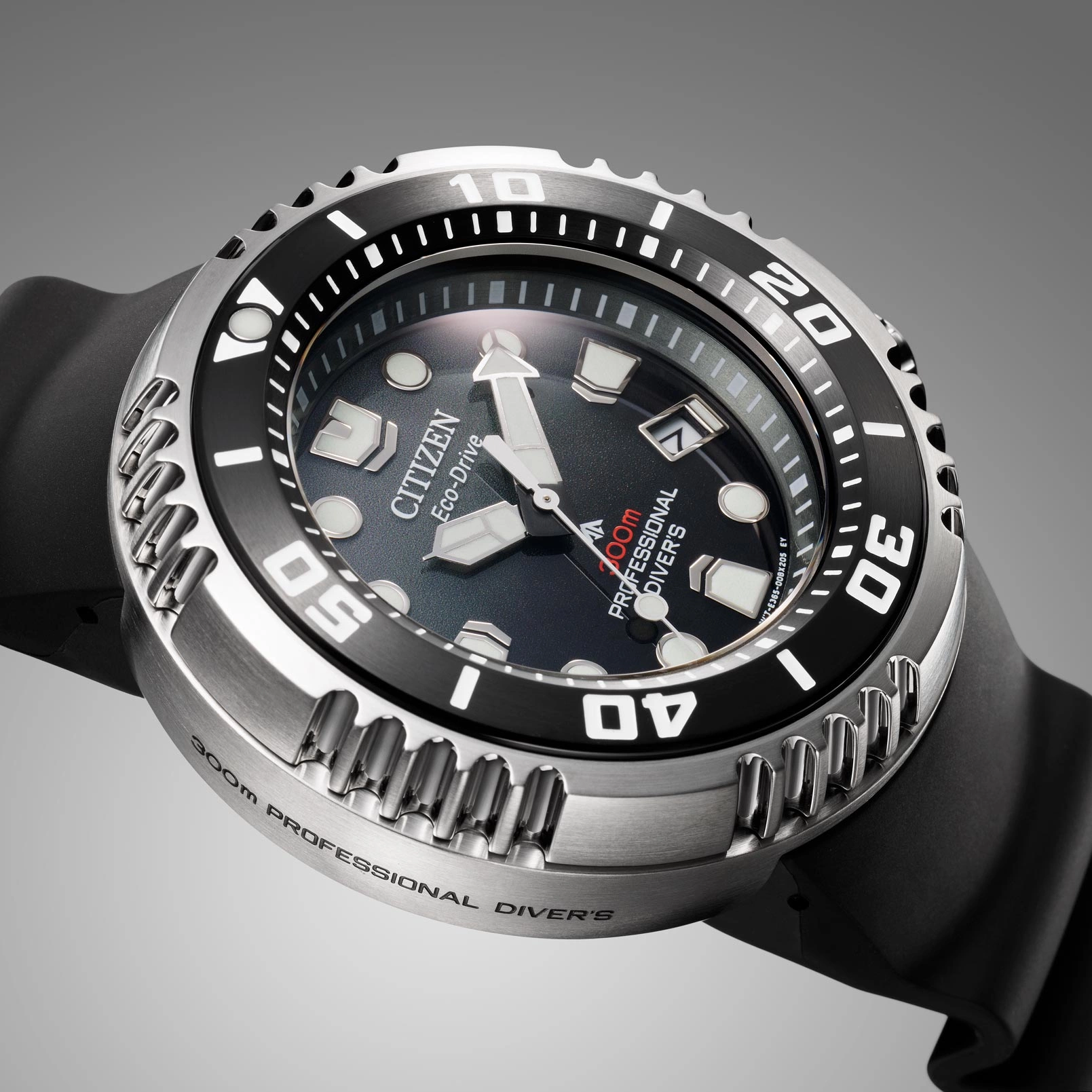 Citizen Promaster Eco-Drive Diver 300m silver/svart - BN1024-01E