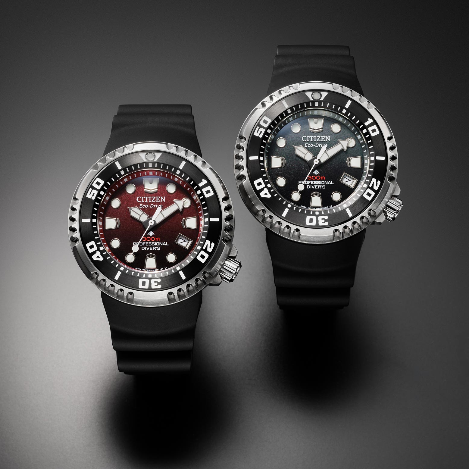 Citizen Promaster Eco-Drive Diver 300m silver/svart - BN1024-01E