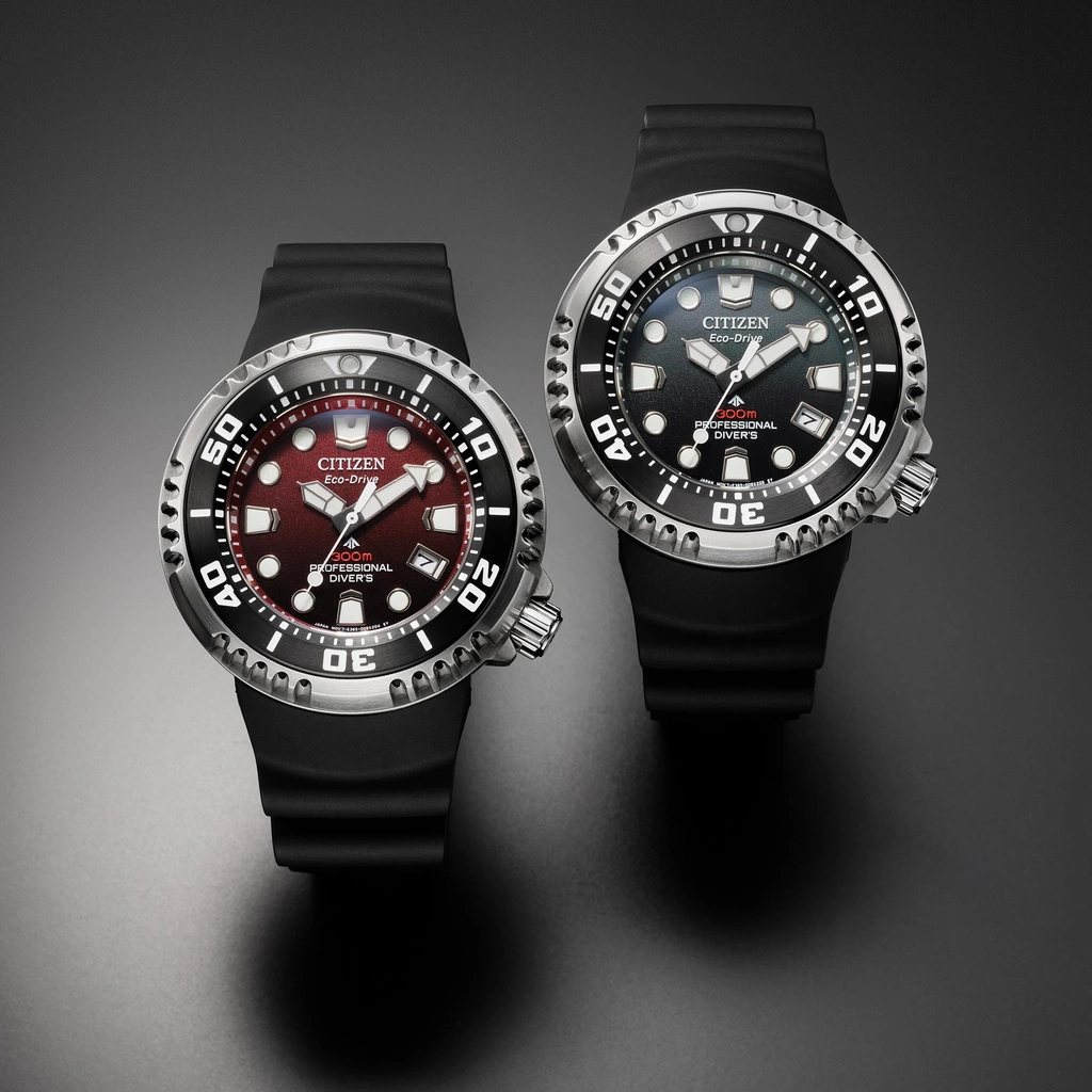 Citizen Promaster Eco-Drive Diver 300m silver/svart - BN1024-01E