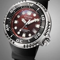 Citizen Promaster Eco-Drive Diver 300m silver/röd - BN1024-01Z