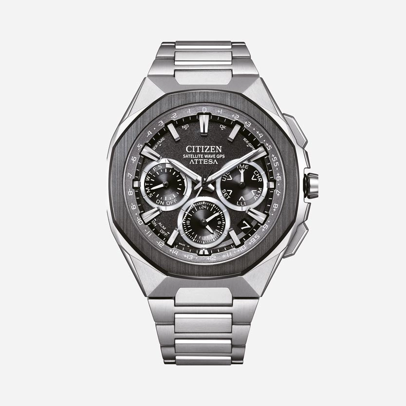 Citizen Attesa Spaceship silver/svart - CC4104-53E