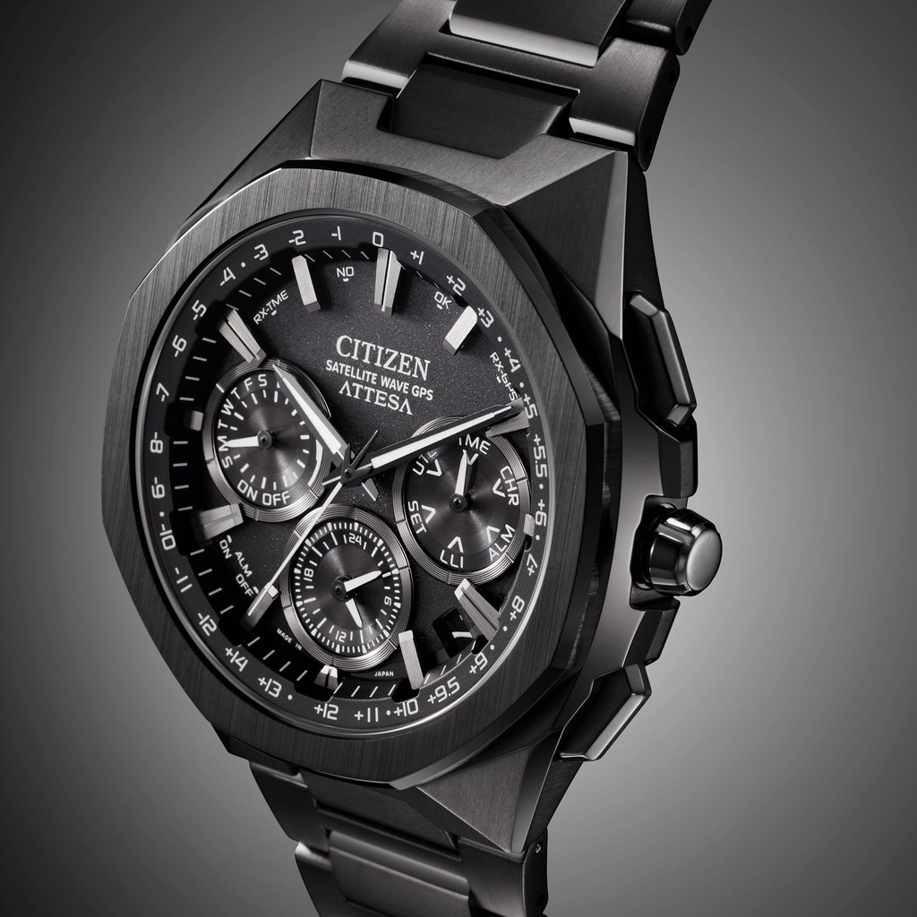 Citizen Attesa Spaceship svart - CC4105-69E