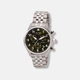 Air Time Chrono, grön tavla, metallband - 42 mm