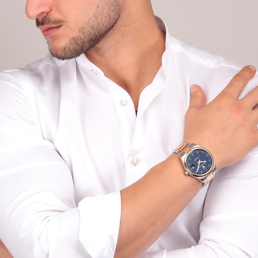 Maserati Competizione metallband blå/bicolor  - R8853100027