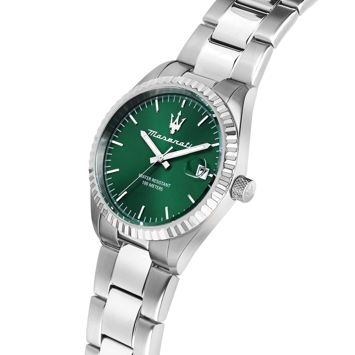Maserati Competizione metallband grön/stål  - R8853100043