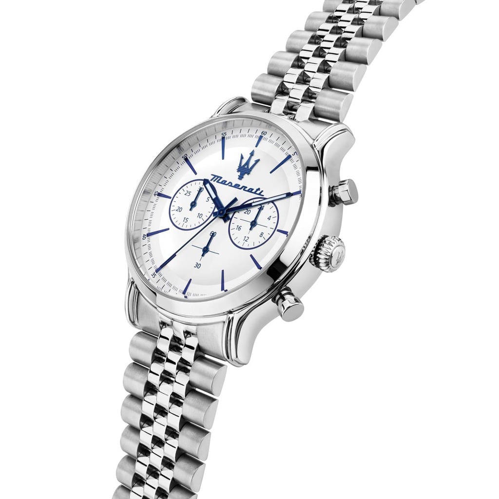 Maserati Epoca metallband vit/stål  - R8873618034