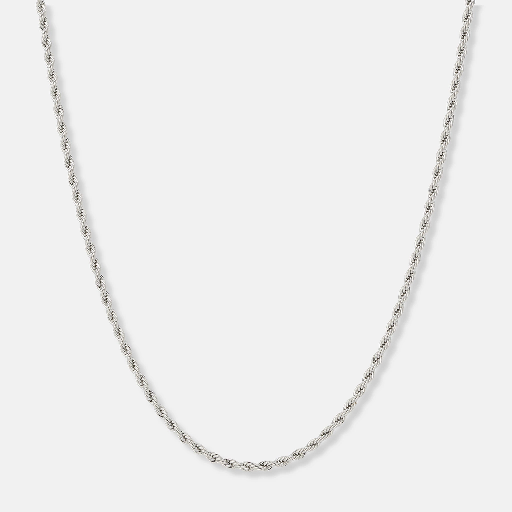 Stålhalsband replänk 3mm bred - 40+5cm