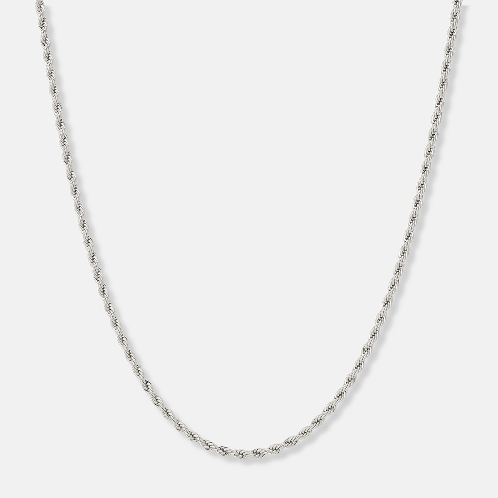 Stålhalsband replänk 3mm bred - 45+5cm